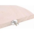 thumbnail image 3 of Wooden bird cage perch fanshaped platform toy for hamsters, wood material, PET resting space, 3 of 4