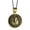 Gold, variant on K-KED Catholic St Saint Benedict Medal Cross Pendant Necklace Stainless Steel-Silver