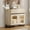 Beige, variant on Modern Sideboard Buffet Cabinet with Glass Door & 1 Drawer, Adjustable Shelf Credenza, Coffee Bar Storage Cabinet for Living Room & Kitchen,Brown