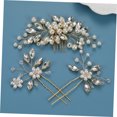 thumbnail image 4 of unbranded 1Jgo Adorno Para Dorado Con Peine Y Horquilla Para Fiesta Y Novias, 4 of 7