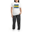 thumbnail image 5 of CafePress - Ukraine Strong - Women's Short Sleeve Print T-Shirt and Pants Light Cotton Pajama Set, 5 of 7