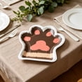 thumbnail image 5 of WWV Cat's Paw Party Plates Disposable Paper Plates Paw Shape Cute Birthday Party Supplies for Kids Cake Dessert Food 10 Pack Brown, 5 of 6