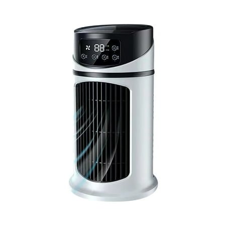 

Portable And Energy Efficient Air Conditioners Air Conditioner With Five Speed Wind Speed Design Tower Fan With Smart Atomized Sheet Detection Fan For Room And Usb Power Fan with Remote Battery Desk