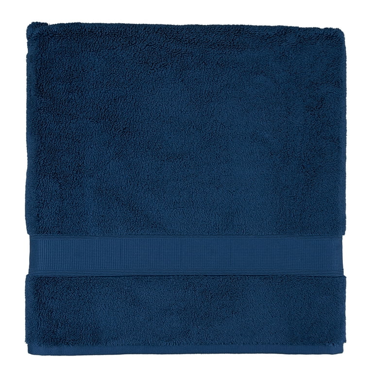 Hotel Style Egyptian Cotton Bath Sheet, Marine Deep