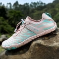 thumbnail image 4 of Beach Water Shoes for Women Men - Quick Dry Non- Wide Toe Barefoot Footwear for Swimming Pool Aqua Surf Hiking Walking Yoga Unisex Athletic Sports(Pink/39), 4 of 8