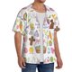 thumbnail image 2 of Balery Happy Easter1 Camisa Casual de Manga Corta con Botones para Hombre, Texturizada, Estilo Cubano, para Playa, Verano-Medium, 2 of 5