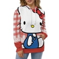 thumbnail image 2 of HELLO KITTY Hoodie with Pocket Anime for Men Women Couple Gift, 2 of 7