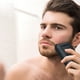 thumbnail image 1 of Cortador De Barba De Lámina Eléctrica, Cortadora De Barba De Lámina Emergente De Estilo, Cabezal De Corte Extraíble, Recargable Por USB, 2 En 1 Para El Hogar, 1 of 7