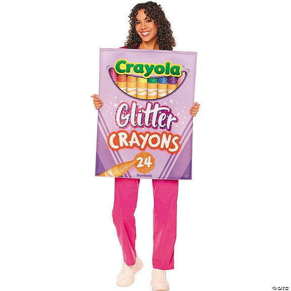Crayola Crayon Glitter Box Quik Changeâ„¢ Adult Costume | One Size
