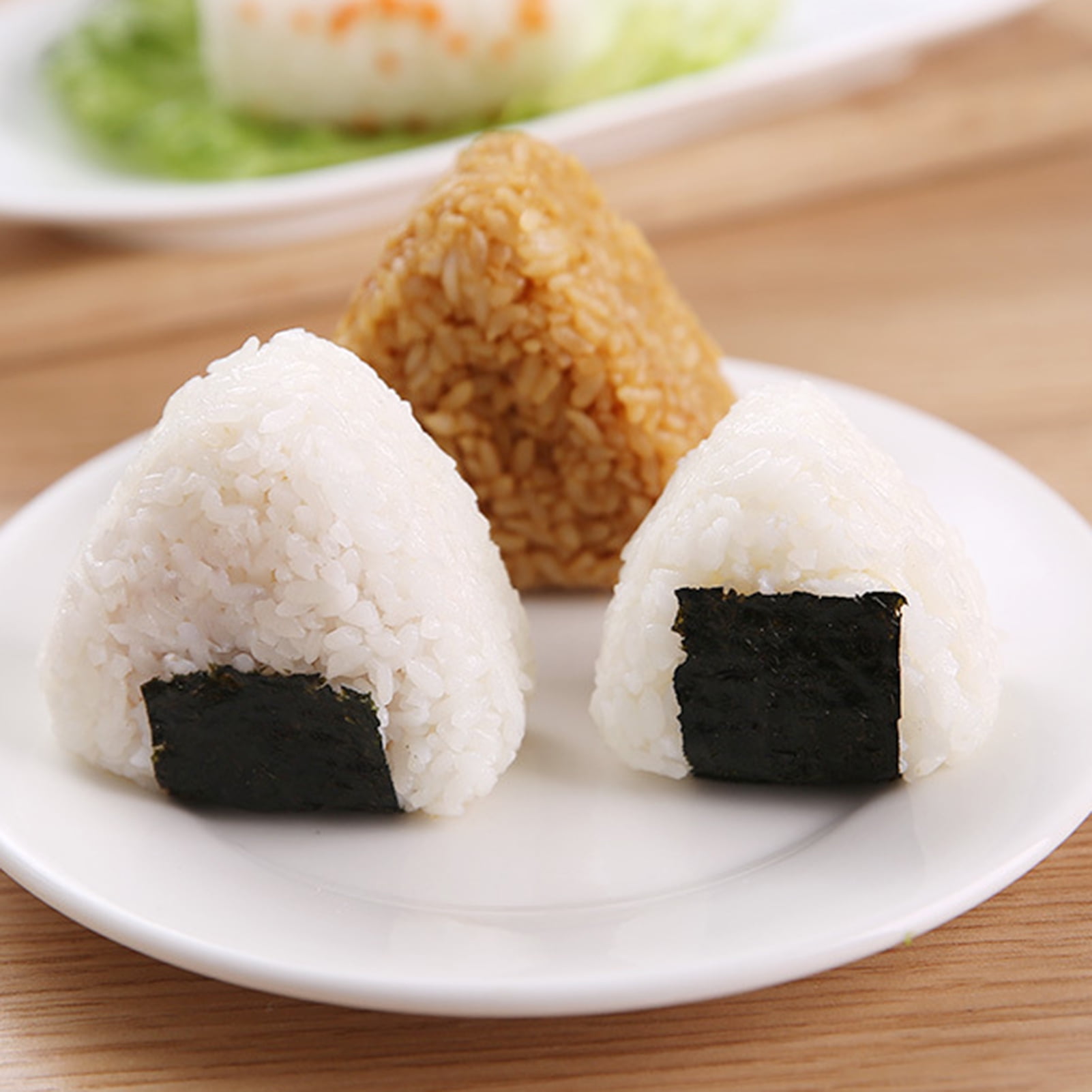 7PCS Triangle PP Sushi Mold Set Various Shapes DIY Onigiri Rice