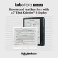 thumbnail image 4 of Kobo Libra Colour | eReader | 7鈥?Glare-Free Colour E Ink Kaleido 3 Display | Dark Mode Option | Audiobooks | Waterproof | White, 4 of 5