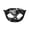 A001- Black, variant on White Lace Half Face Mask for Women, Masquerade Mask for Masquerade Party with Adjustable Gold Eyelet, Mysterious Venetian Eye Mask for Ball