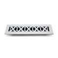 thumbnail image 6 of Cast Aluminum Floor Register with holes and matching screws | Modern Design Heavy Duty Cast Aluminum Vent Covers | Air Vent Covers for Floors, Walls & Ceiling | Size 2" X 12" VR-100 | Brown, 6 of 9
