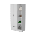 thumbnail image 7 of Newboti Furniture Cimarron 2-Door Armoire with Open Compartment White 23887, 7 of 7