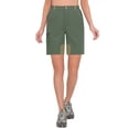 thumbnail image 3 of Little Donkey Andy Women's Golf Hiking Shorts Lightweight Quick Dry Outdoor Summer Shorts with Pockets 9 inch Sage XS, 3 of 7