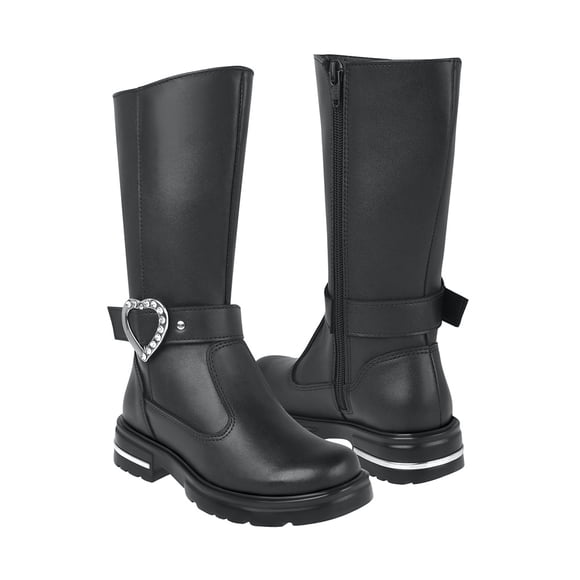 BOTAS NIÑA YUYIN 26671 SIMIPIEL NEGRO 18-21