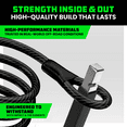 thumbnail image 3 of Rhino USA Bike Lock - Heavy Duty Anti Theft Bicycle U Lock & Padlock for EBike, Motorcycle, Electric Scooter, 3 of 7
