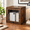 Antique Brown-Glass Door Cube, variant on Pure White-washed Drawer Cube Stackable Modular Cubby Storage Shelf Unit