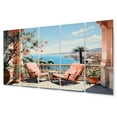 thumbnail image 2 of Designart "The Sweetness of the Italian Coast III" Italian Art Living Room Set, 2 of 5