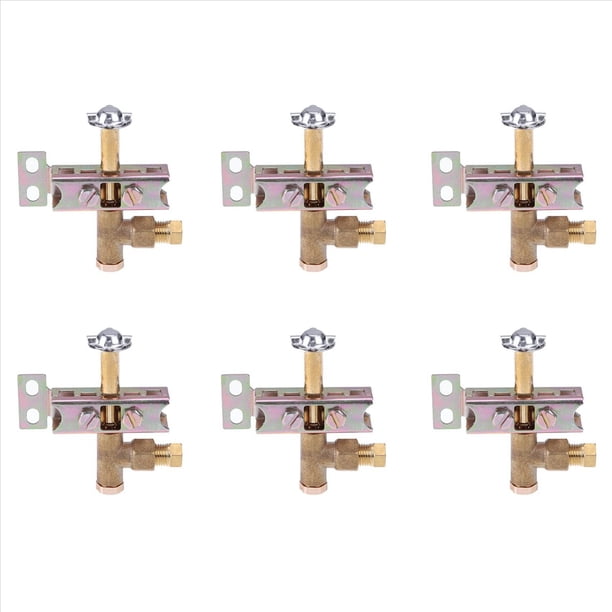 6X el Soporte de Llama Unidireccional del Quemador Piloto Puede Tener un Conjunto de Piloto Pesado de Propano/Butano de 3 Orificios para Gas Natural o LP