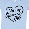 thumbnail image 4 of Inktastic I Love My Oma and Opa in Black Chalk Heart Boys or Girls Baby Bodysuit, 4 of 5
