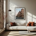 thumbnail image 2 of Łódź Architectural 04 - Łódź Łódzkie Poland Photography Architecture City Street Photography Cityscape Vintage Scenic Black Framed Wall Art Print 11 x 14 inches, 2 of 4