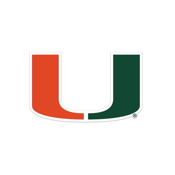 Miami Hurricanes 24" Logo Cutout Sign