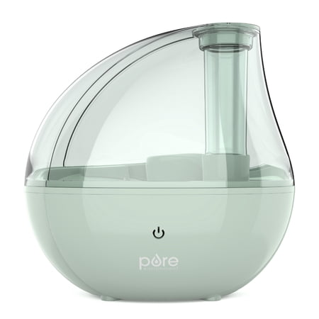 Pure Enrichment PureBaby Ultrasonic Cool Mist Humidifier & Soft Glow Night Light, Whisper-Quiet and Ideal for Baby Nurseries & Kids Bedrooms to Relieve Congestion, Colds, & Coughs (Whisper Green)