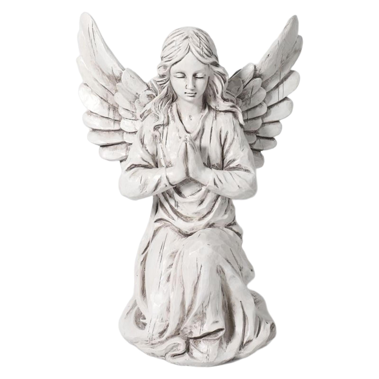 angel yard Statue, Waterproof Fairy Decorative Resin Figurines Ornament ...