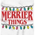 thumbnail image 2 of Merrier Things Christmas Lights Men's Graphic T Shirt Tees Brisco Brands S, 2 of 6