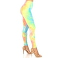 thumbnail image 2 of MOA Collection Women's Casual Tie Dye, Solid Color Elastic Band Waist Leggings Pants S-3XL Made in USA, 2 of 5