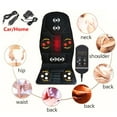 thumbnail image 5 of Heat Massage Back Massager Massage Chair Vibrating Car Seat Cushion for Back Neck Thigh with 8 Modes 3 Speed Heating for Home Office Car Seat Cushion Mat, 5 of 7