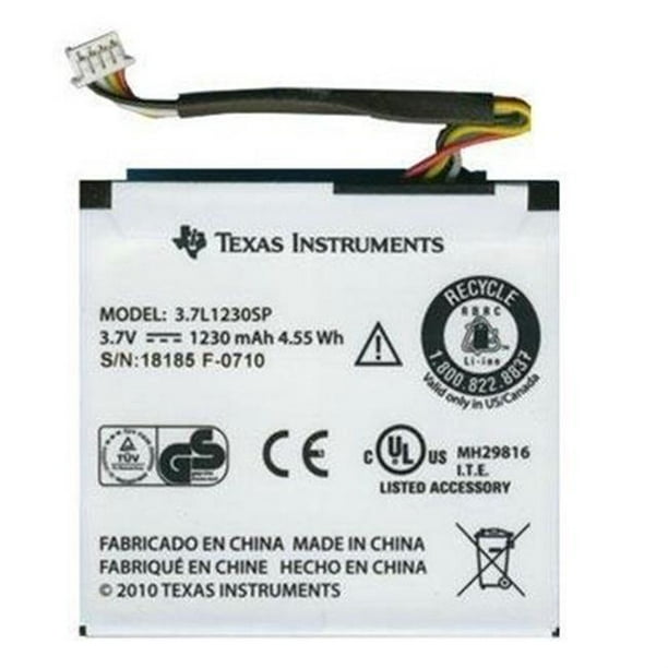 Texas Instruments XXBT-KT-A Batterie Rechargeable avec Fil