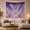 Soft Purple Moth, variant on Full Moon and Crescent Moons with Spiral Clouds in Pastel Galaxy, Dreamy Celestial for Space Lovers, Colorful Planet Wall Art, Christmas Gift Tapestry Wall Hanging for Bedroom and Dorm