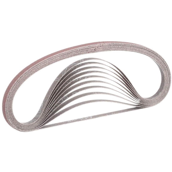 Makita A-34475 3/8" x 21" Abrasive Belt, 100 Grit, 10 per package