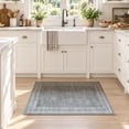thumbnail image 2 of RUG ROBOT 2x3 Entryway Rugs, Washable Ultra-Thin Indoor Rugs, Modern Non Slip Bordered Kitchen Door Mat, Soft Throw Carpet for Bathroom Bedroom Entry (2x3ft,Grey), 2 of 9