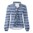 thumbnail image 4 of Long Sleeve Tshirts Shirts For Women Henley Western Tops for Women Fashion Casual Long Sleeve V Neck Sweatshirt, 4 of 5