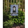 thumbnail image 2 of Carolines Treasures CK3689GF Black and White Cyprus Poodle Welcome Flag Garden Size  Small multicolor, 2 of 2