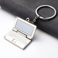thumbnail image 6 of Creative Metal Simulation Notebook Computer Key Chain Car Bag Keychain, 6 of 9