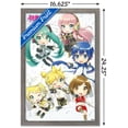 thumbnail image 3 of Hatsune Miku - Chibi Wall Poster, 14.725" x 22.375" Framed, 3 of 6