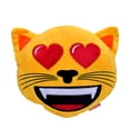 thumbnail image 1 of Cojín emoji gato con ojos de corazón con portafoto 6x4 INNOVA HOME, 1 of 2