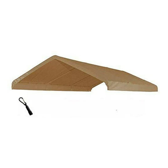 EZ Travel 10 x 20 Pi Cantonnière Imperméable Robuste pour Abri de Jardin, Beige