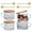 Clear, variant on 4pcs Coffee Cups, Vintage Coffee Mugs, Overnight Oats Containers with Lids and Spoons, 14oz Coffee Glasses, Drinkware Set for Iced Coffee,Yogurt,Milk,Tea,Coffee Bar Accessories,Brown