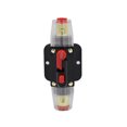 thumbnail image 1 of Portafusibles protección corta para coche y camión disyuntor reiniciable fusibles reiniciables 20A 30A 40A 50A 60A 80A 100A 125A 150A 12-24V DC, 1 of 9