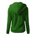 thumbnail image 3 of Hoodie for Women Green Hoodie Womens Casual Long Sleeve Women's Hoodies Pullover Warm Hoodie M, 3 of 3