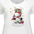 thumbnail image 4 of Inktastic Super Unicorn Women's Plus Size T-Shirt, 4 of 5