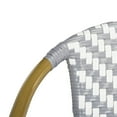 thumbnail image 3 of Safavieh Dandra Outdoor Modern Herringbone Rattan Settee, 3 of 4