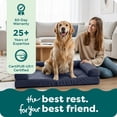 thumbnail image 3 of Furhaven Cooling Gel Dog Bed w/ Removable Bolsters & Washable Cover,Quilted Sofa, Jumbo/XL, Iron Gray, 1 Count, 3 of 9