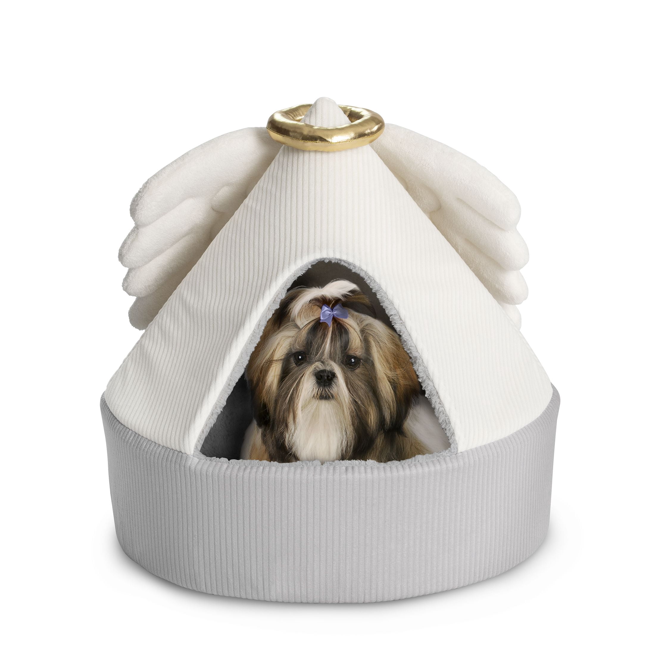 Vibrant Life Heavenly Angel Small Hideaway Pet Bed, 17"