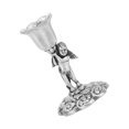 thumbnail image 2 of Par de candelabros románticos regalos de ángel para cumpleaños, Navidad, aniversarios, Halloween (peltre antiguo), 2 of 5